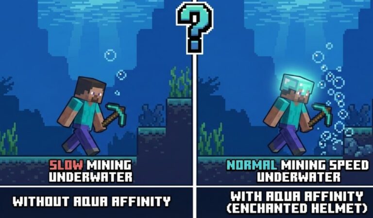 What Does Aqua Affinity Do in Minecraft? What Does Aqua Affinity Do What Does Aqua Affinity Do in Minecraft?